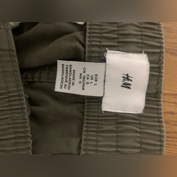 H&M green kaki cargo pants - Picture 4 of 4